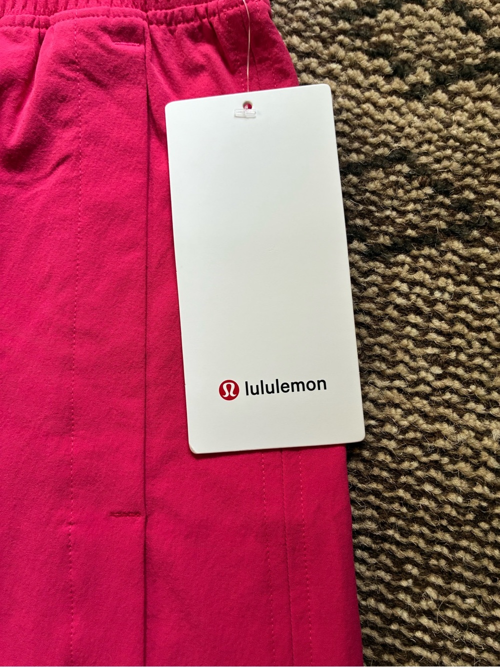 lululemon athletica Vibrant Pink Athletic Shorts with Side Slits - Picture 2 of 3